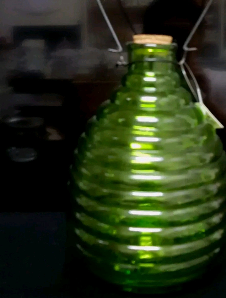 앤틱캐민크스타일 유리병 유리화병 이미지