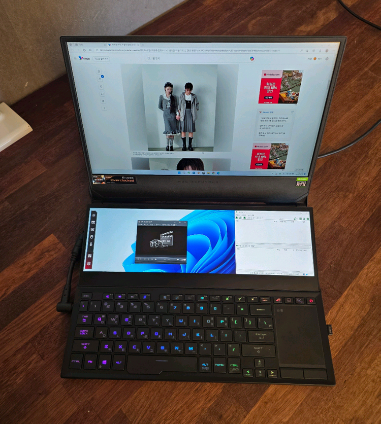 ASUS ROG 제피러스 듀오 RTX 3070 RAM 32GB, 2TB 이미지