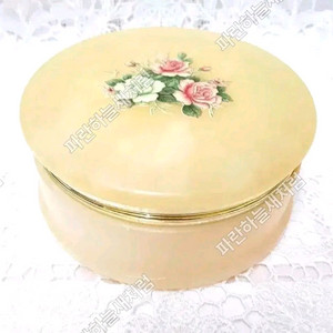 이태리천연석 장미꽃보석함 보관함 장식품 이미지