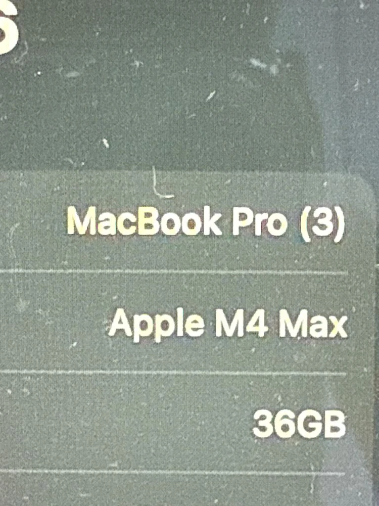 Apple 맥북 프로 16 M4 Max 실버 이미지