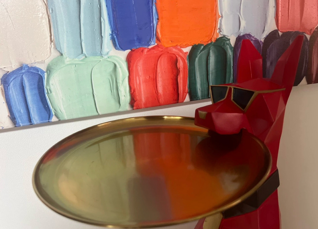 플랜와이 도베르만 사이드 테이블 트레이 이미지