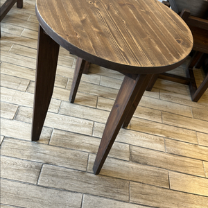 원목원형테이블 이미지