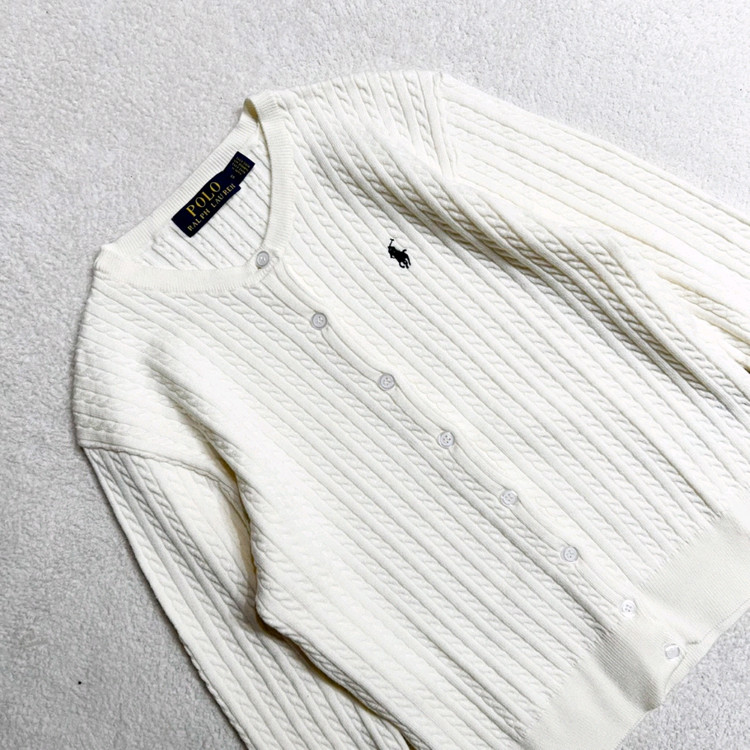 폴로 우먼 잔케이블 가디건 이미지