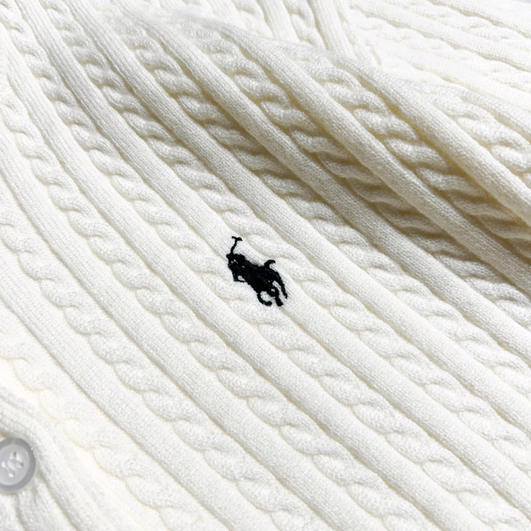 폴로 우먼 잔케이블 가디건 이미지