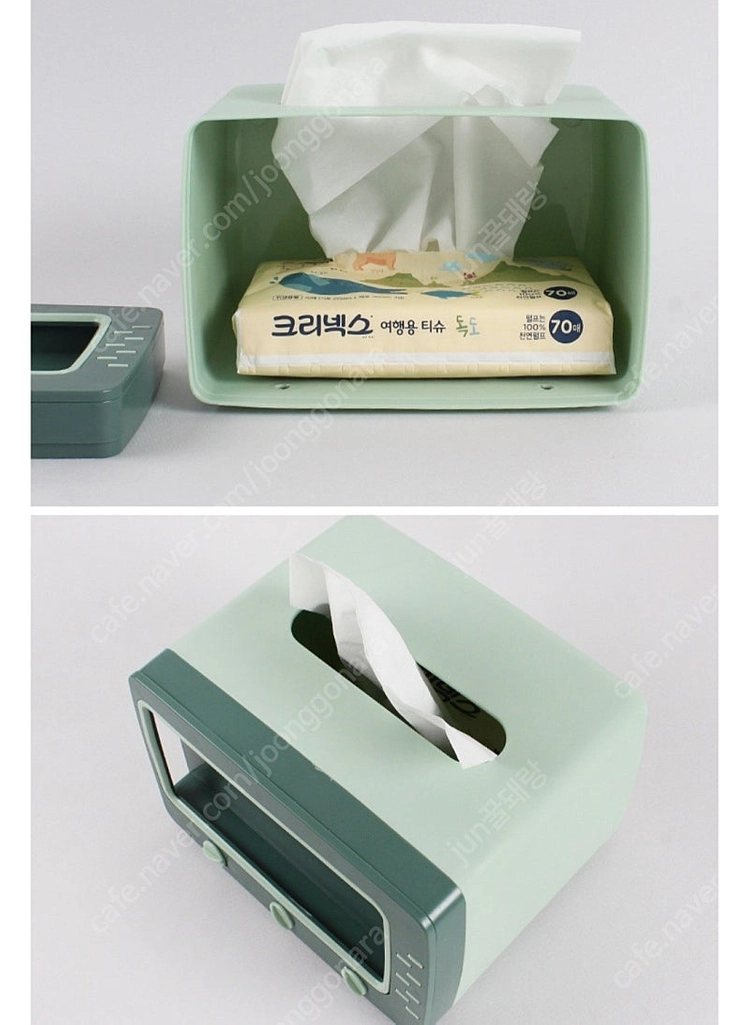 휴지 케이스 핸드폰 거치대 인테리어소품 화장지 케이스 티비 두루마리휴지 티슈케이스 4종세트 #상태 깨끗함# 이미지