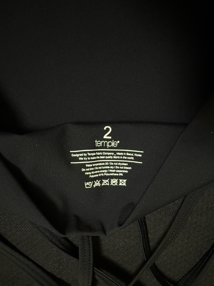 블루 가디건 + 블랙 반팔티/브라탑 세트 이미지