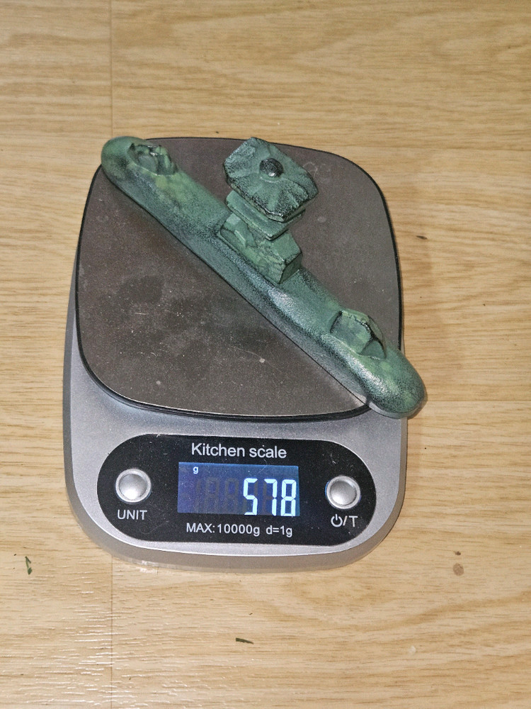 [희귀/무쇠] 묵직한 존재감, 일본 남부철기() 주물 문진() - 578g 이미지