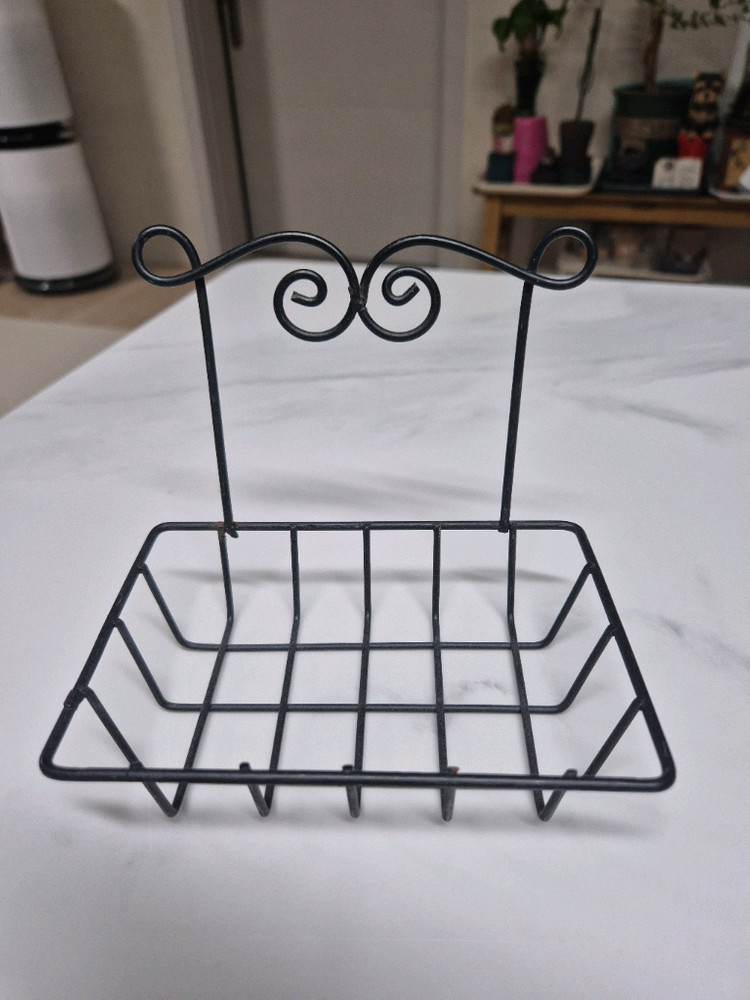 프랑스 빈티지 메탈 비누 받침 이미지