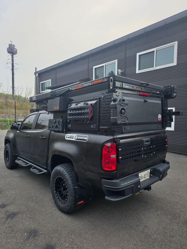 쉐보레 콜로라도 큐브캠퍼V2(캐노피캠퍼) 풀풀옵션 판매합니다. 이미지