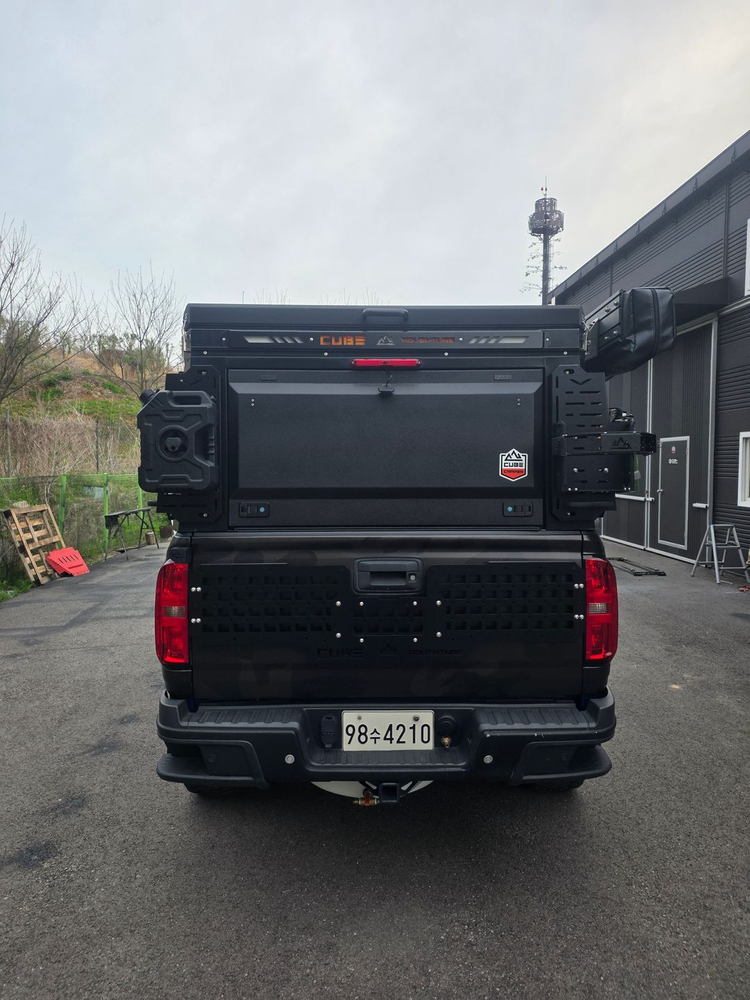 쉐보레 콜로라도 큐브캠퍼V2(캐노피캠퍼) 풀풀옵션 판매합니다. 이미지