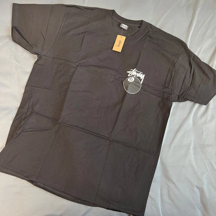 스투시 8볼 반팔 티셔츠 블랙 XL 사이즈 새제품 팝니다. Stussy 반팔티 이미지