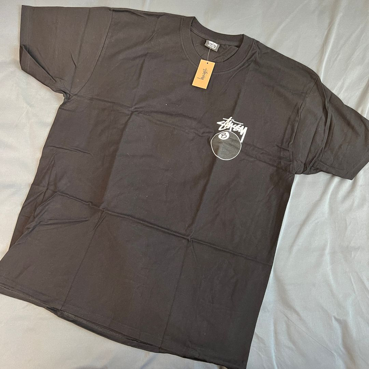 스투시 8볼 반팔 티셔츠 블랙 XL 사이즈 새제품 팝니다. Stussy 반팔티 이미지