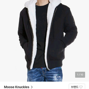 무스너클 클래식 버니스웨터3 후드 집업 L 이미지