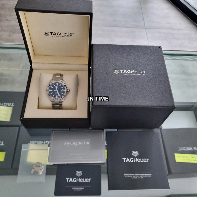 태그호이어 아쿠아레이서 300 오토 청판 41mm WBD2112(2018.12) 이미지