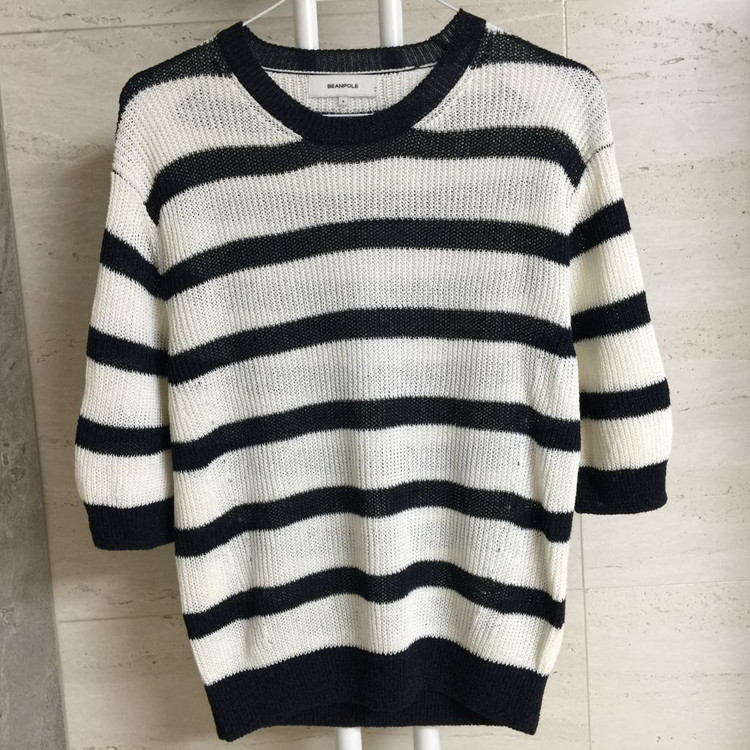 빈폴 23 린넨 혼방 반팔 니트 90 이미지