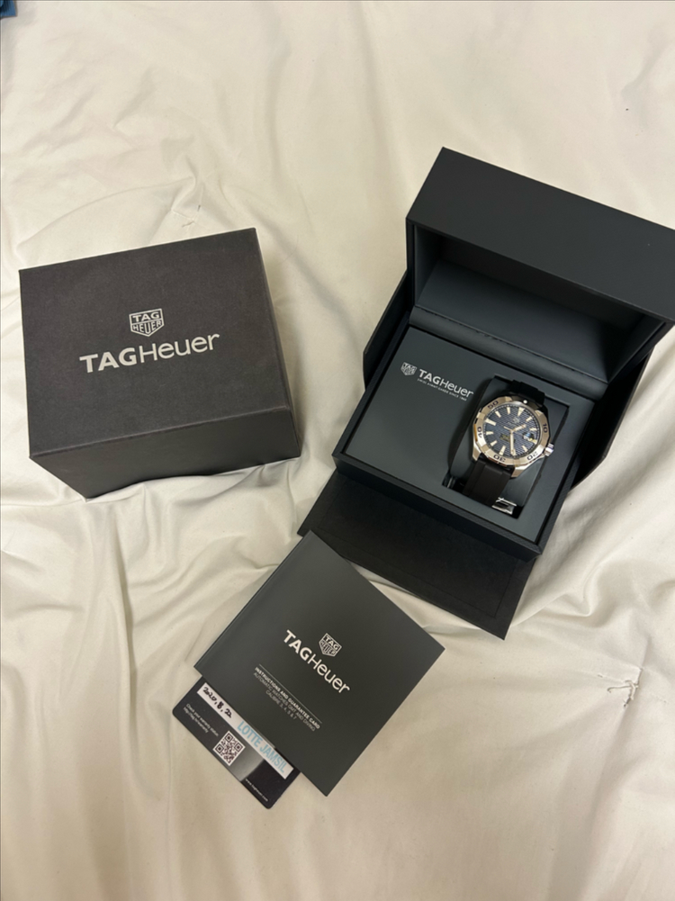 태그호이어 아쿠아레이서 300 청판 오토(거의 새상품) 이미지