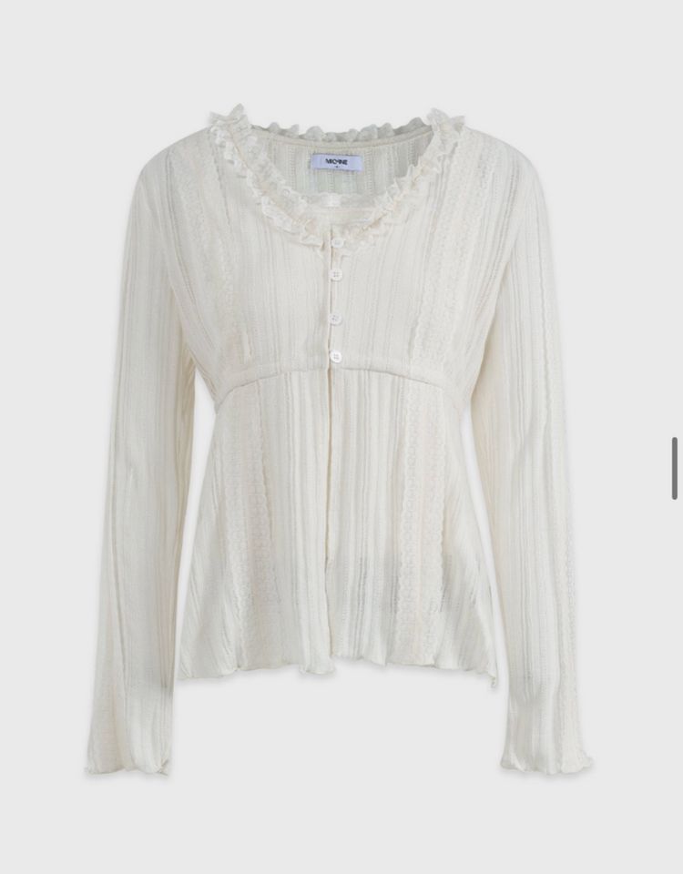 새상품))미케네 레이스 가디건+슬리브리스 셋업 이미지