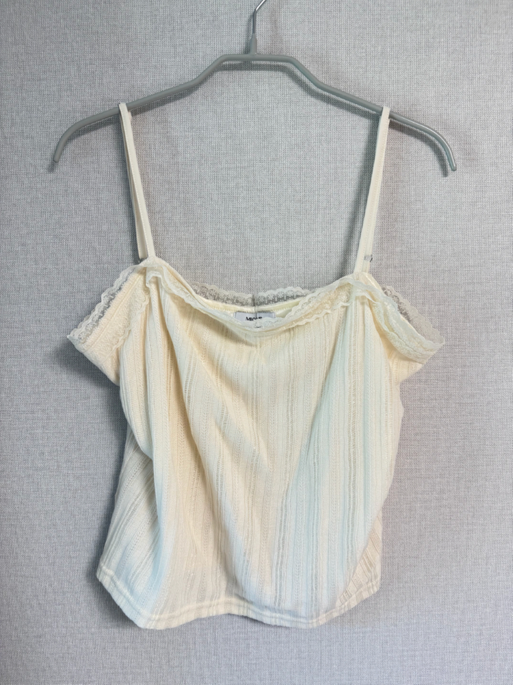 새상품))미케네 레이스 가디건+슬리브리스 셋업 이미지