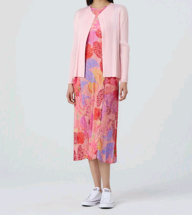 이세이미야케 플리츠플리즈 가디건 3월 먼슬리 가디건 라이트 핑크 3사이즈 이미지