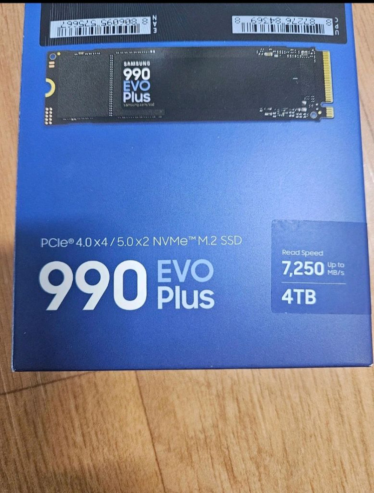 삼성 990 EVO PLUS M.2 NVMe 4TB SSD 정발시리얼AS5년 이미지