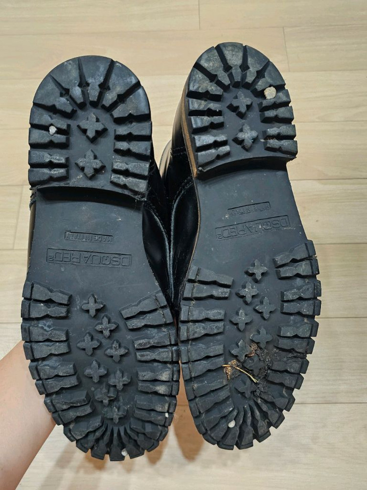 디스퀘어드 디퀘 캠프 레더 워커 41 이미지