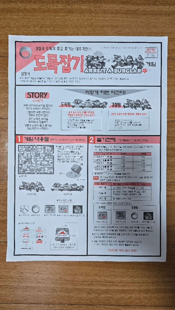 [보드게임] 도둑 잡기 (네고가능) 이미지