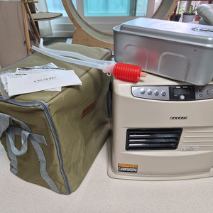 파세코 CAMP-5000N 베이지색 등유난로, 노스필 함께 드립니다. 이미지