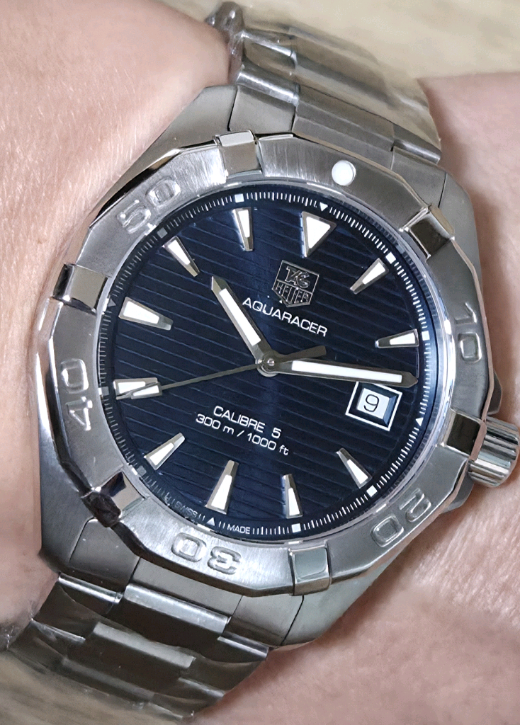 테그호이어 아쿠아레이서 300m 41mm 블루 (오토매틱) 이미지