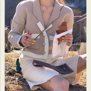 서쿠키 보블레 헤링본 자켓 이미지