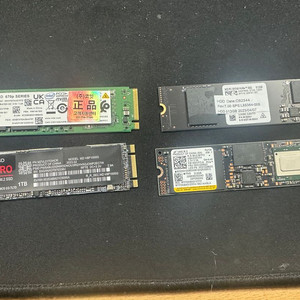 500GB ~ 1TB NVME SSD 4개 일괄 / 테스트 완료 이미지