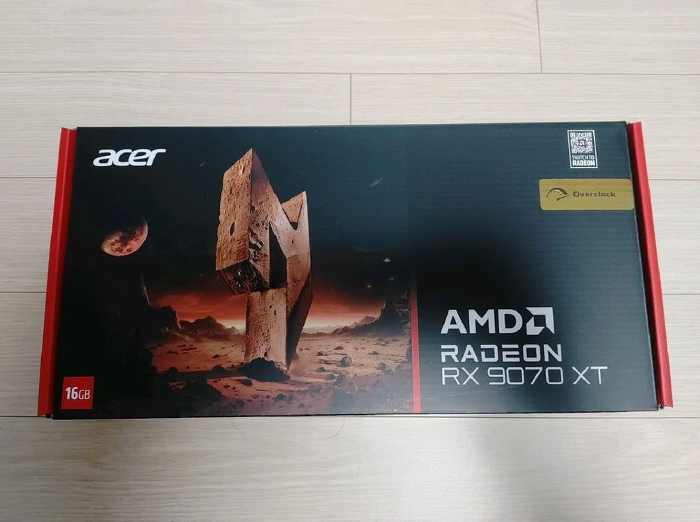 acer nitro rx9070xt 그래픽카드 이미지