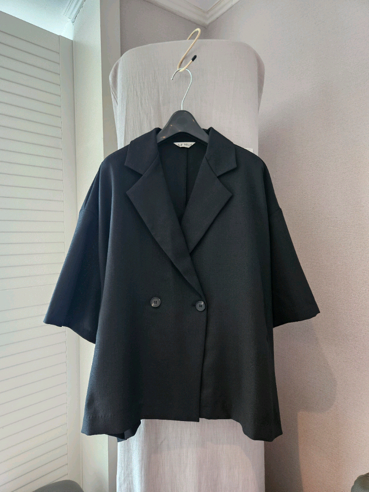 새옷) 여름자켓 여름정장 빅사이즈 66~99경조사 블랙 가디건 77 88 이미지
