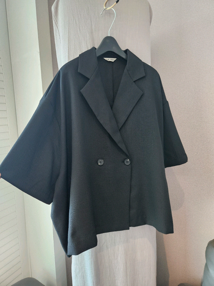새옷) 여름자켓 여름정장 빅사이즈 66~99경조사 블랙 가디건 77 88 이미지
