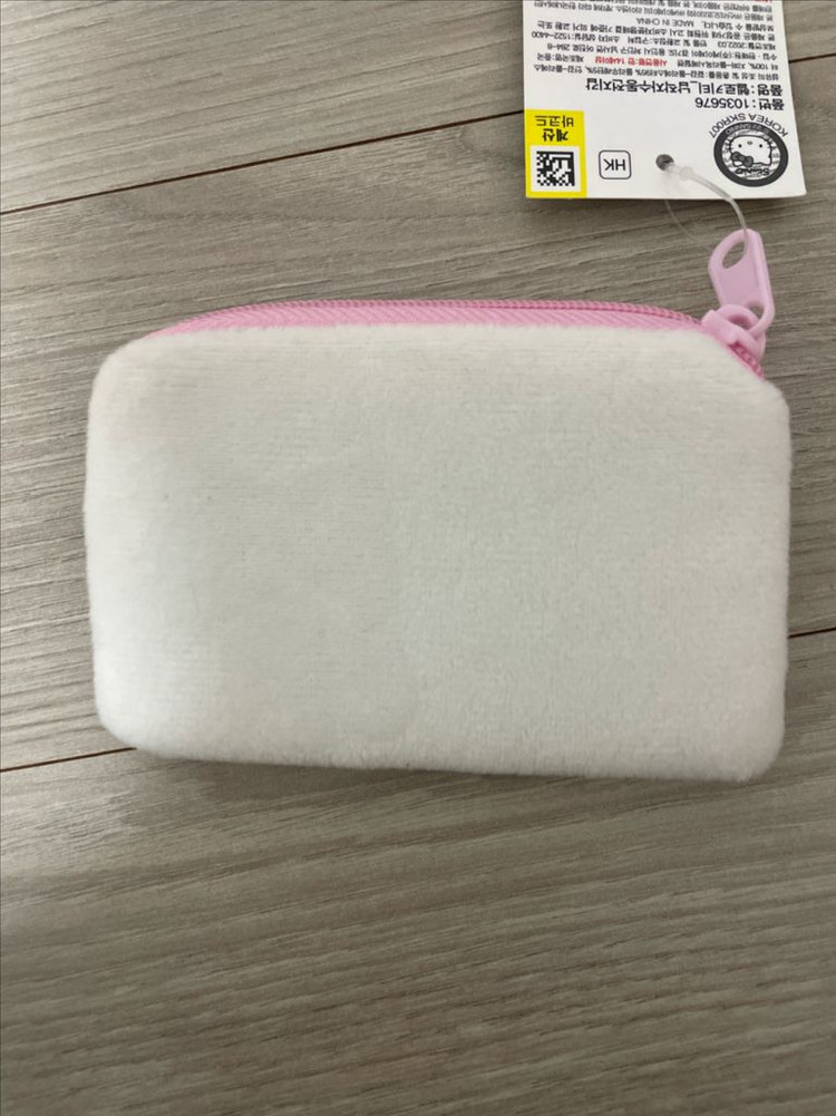 다이소 헬로키티 납작 동전지갑 핑크 이미지