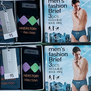 남성 삼각 95 팬티 3매입 2박스 무료배송 이미지