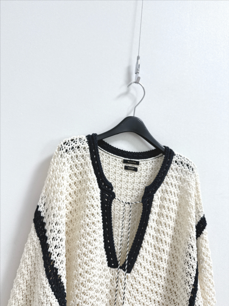 마시모두띠 크로셰 니트 탑 이미지