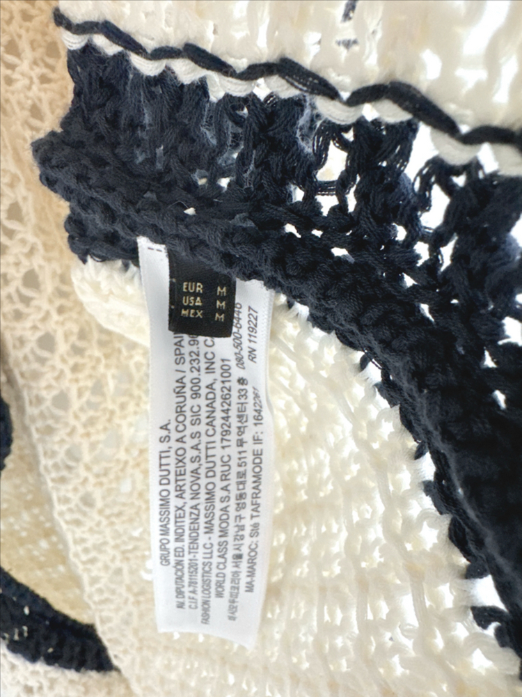 마시모두띠 크로셰 니트 탑 이미지