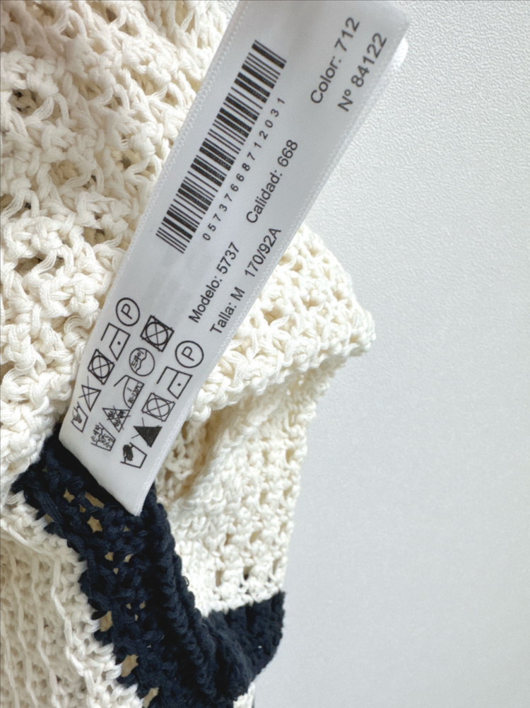 마시모두띠 크로셰 니트 탑 이미지