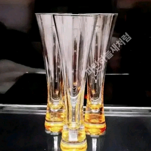 프랑스유리컵 3ps뵈브클리코샴페인잔 이미지