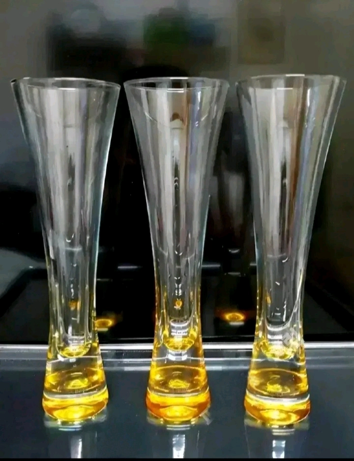 프랑스유리컵 3ps뵈브클리코샴페인잔 이미지