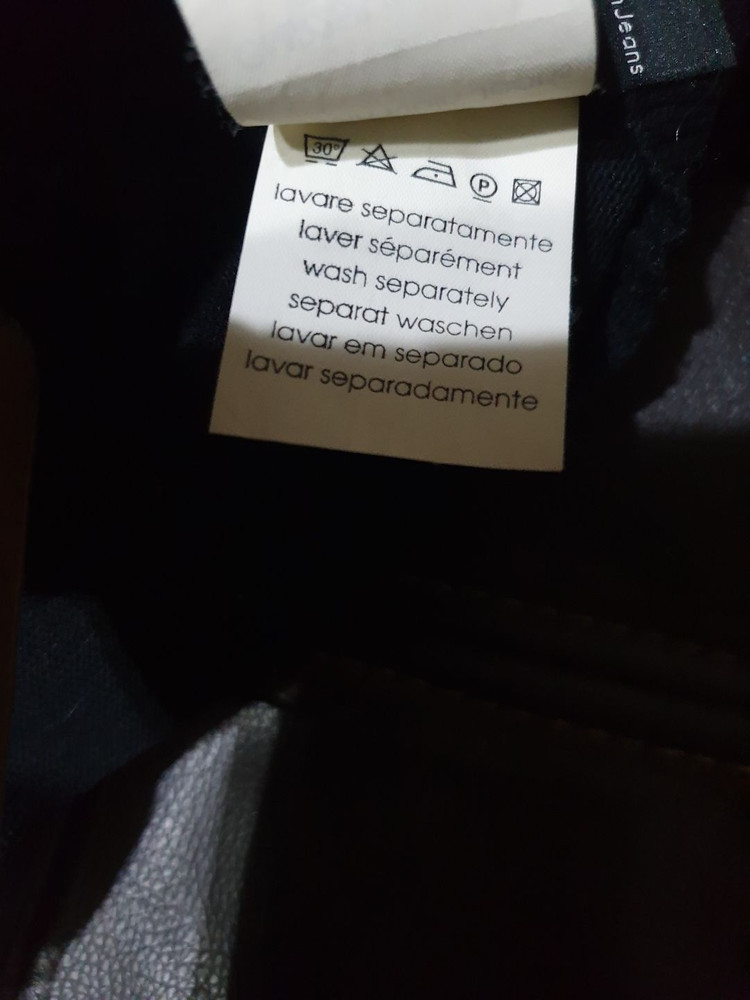 ck(캘빈클라인 calvin klein) L사이즈 검은색 브이넥 면니트(이태리메이드)봄여름 폴로 헤지스 빈폴 디젤 이미지