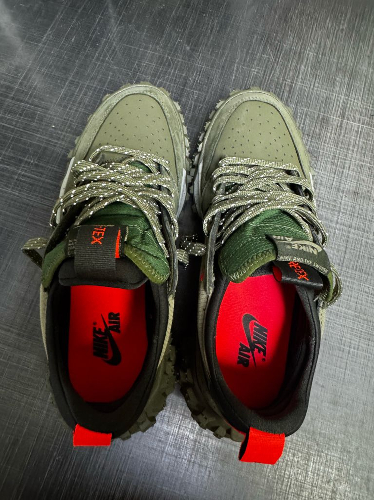 270mm 나이키 에어조던1 엘리먼트 로우 A/T 고어텍스 올리브 FV4227-201 이미지