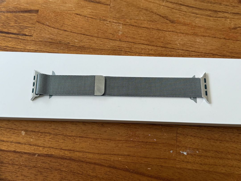애플워치 정품 밀레니즈 루프 44mm 실버 풀박스 (42/44/45/49mm) 이미지