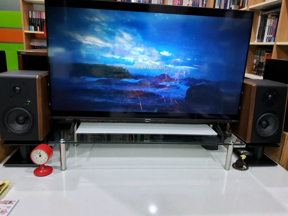 AIYIMA S700 북쉘프 액티브 스피커 (우드 색상) 이미지