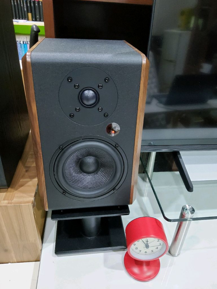 AIYIMA S700 북쉘프 액티브 스피커 (우드 색상) 이미지