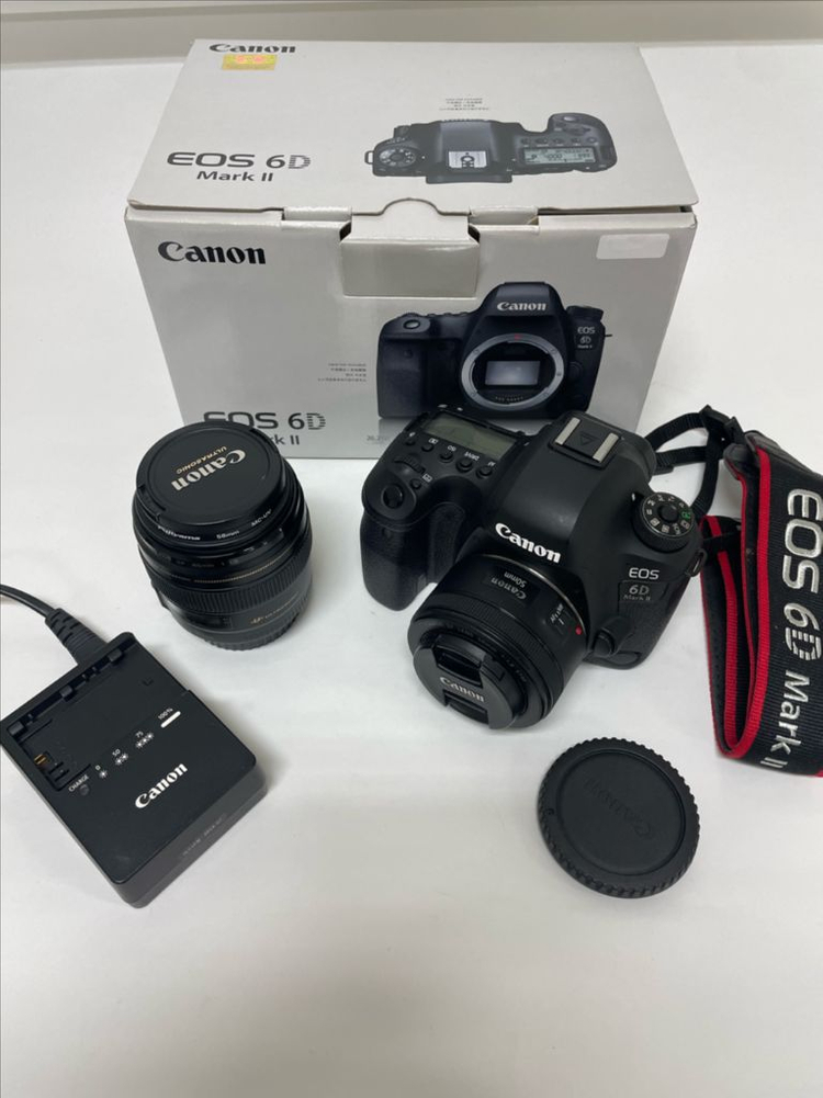 캐논 6D Mark II s급 풀박스 렌즈 일괄(50mm,85mm) 이미지