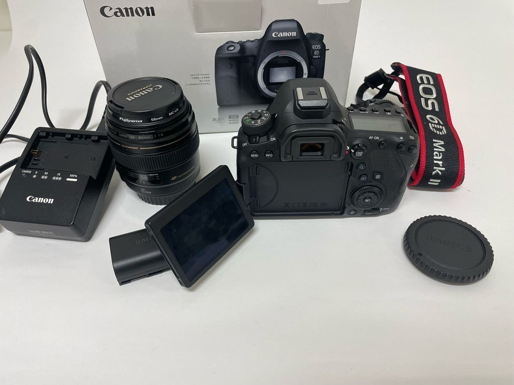캐논 6D Mark II s급 풀박스 렌즈 일괄(50mm,85mm) 이미지