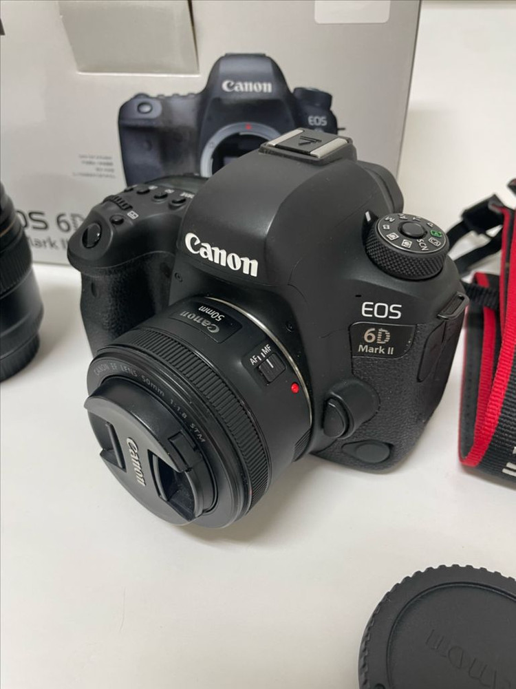 캐논 6D Mark II s급 풀박스 렌즈 일괄(50mm,85mm) 이미지