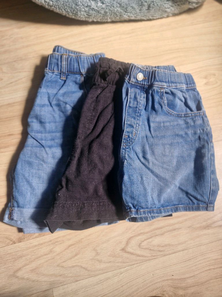 140 추천 아동 데님 면바지 반바지 트레이닝복 총 8장 일괄 이미지