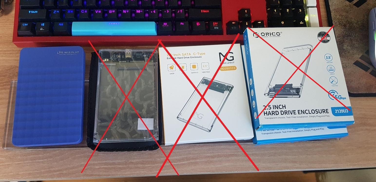 2.5인치 외장하드케이스 몇개 팔아봐요 이미지